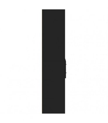 vidaXL Highboard Black 70x42,5x185 cm Engineered Wood