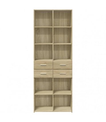 vidaXL Highboard Sonoma Oak 70x42,5x185 cm Engineered Wood