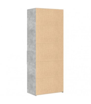 vidaXL Highboard Concrete Grey 70x42,5x185 cm Engineered Wood