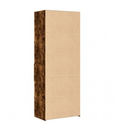 vidaXL Highboard Smoked Oak 70x42,5x185 cm Engineered Wood