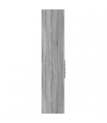 vidaXL Highboard Grey Sonoma 70x42,5x185 cm Engineered Wood