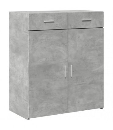 vidaXL Sideboard Concrete Grey 80x42,5x93 cm Engineered Wood