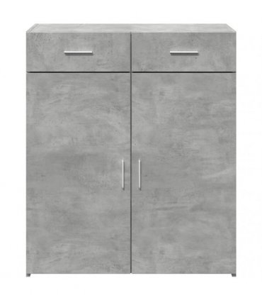 vidaXL Sideboard Concrete Grey 80x42,5x93 cm Engineered Wood