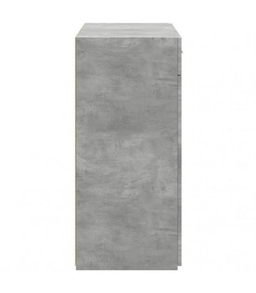 vidaXL Sideboard Concrete Grey 80x42,5x93 cm Engineered Wood