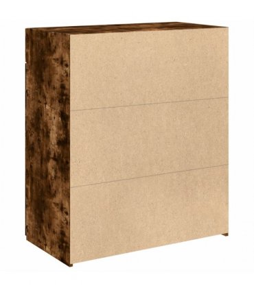 vidaXL Sideboard Smoked Oak 80x42,5x93 cm Engineered Wood