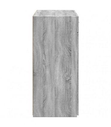 vidaXL Sideboard Grey Sonoma 80x42,5x93 cm Engineered Wood