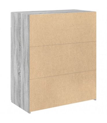 vidaXL Sideboard Grey Sonoma 80x42,5x93 cm Engineered Wood