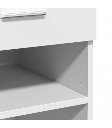 vidaXL Sideboard White 80x42,5x93 cm Engineered Wood