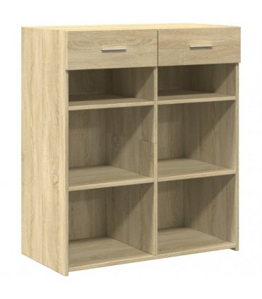 vidaXL Sideboard Sonoma Oak 80x42,5x93 cm Engineered Wood