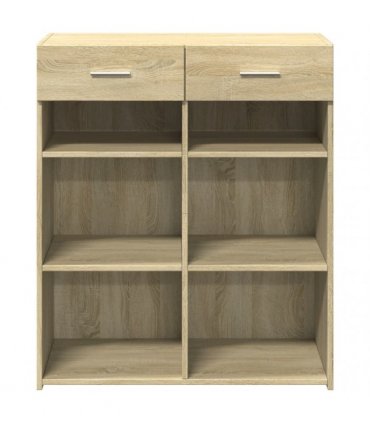 vidaXL Sideboard Sonoma Oak 80x42,5x93 cm Engineered Wood