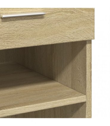 vidaXL Sideboard Sonoma Oak 80x42,5x93 cm Engineered Wood