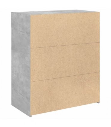 vidaXL Sideboard Concrete Grey 80x42,5x93 cm Engineered Wood
