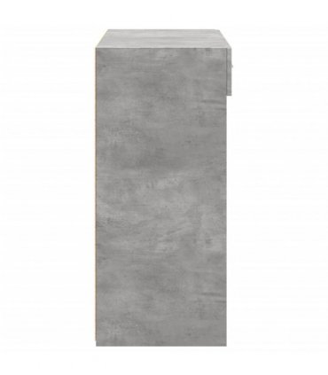 vidaXL Sideboard Concrete Grey 80x42,5x93 cm Engineered Wood
