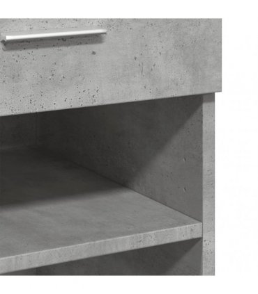 vidaXL Sideboard Concrete Grey 80x42,5x93 cm Engineered Wood