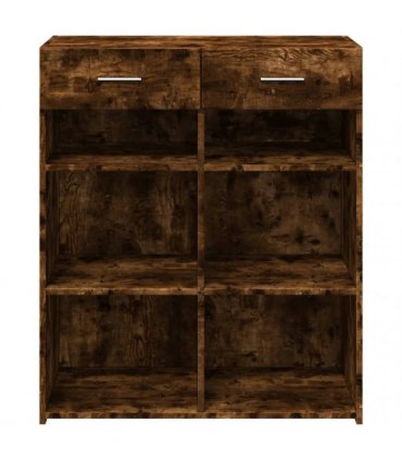vidaXL Sideboard Smoked Oak 80x42,5x93 cm Engineered Wood