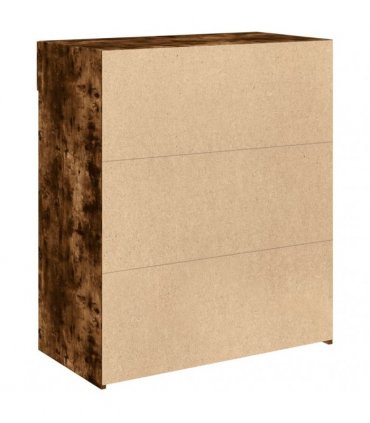 vidaXL Sideboard Smoked Oak 80x42,5x93 cm Engineered Wood