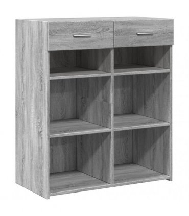 vidaXL Sideboard Grey Sonoma 80x42,5x93 cm Engineered Wood