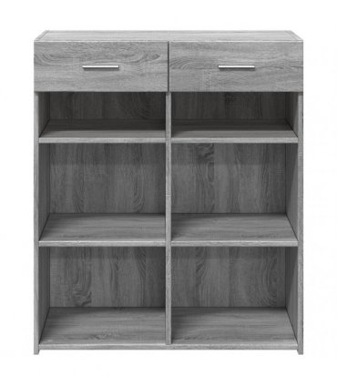 vidaXL Sideboard Grey Sonoma 80x42,5x93 cm Engineered Wood