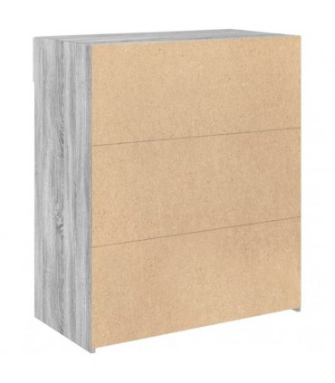 vidaXL Sideboard Grey Sonoma 80x42,5x93 cm Engineered Wood