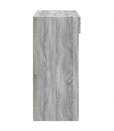 vidaXL Sideboard Grey Sonoma 80x42,5x93 cm Engineered Wood