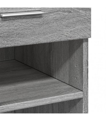 vidaXL Sideboard Grey Sonoma 80x42,5x93 cm Engineered Wood