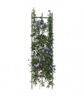 vidaXL Tomato Cages 4 pcs 116 cm Steel and PP