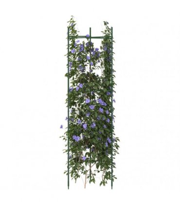 vidaXL Tomato Cages 4 pcs 116 cm Steel and PP