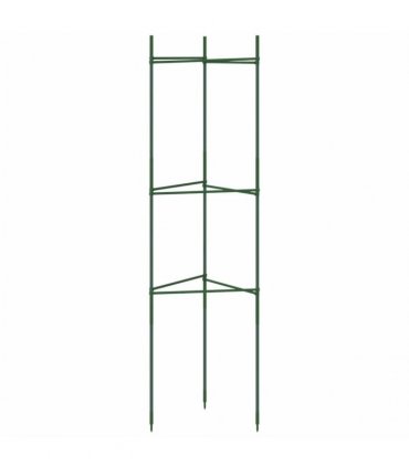 vidaXL Tomato Cages 4 pcs 116 cm Steel and PP