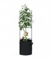 vidaXL Tomato Cages with Plant Bags 4 pcs 116 cm Steel and PP