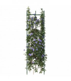 vidaXL Tomato Cages 6 pcs 116 cm Steel and PP