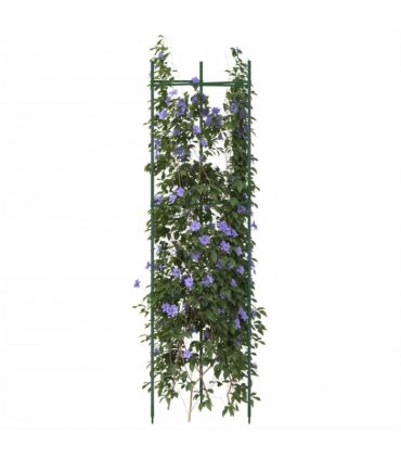 vidaXL Tomato Cages 6 pcs 116 cm Steel and PP