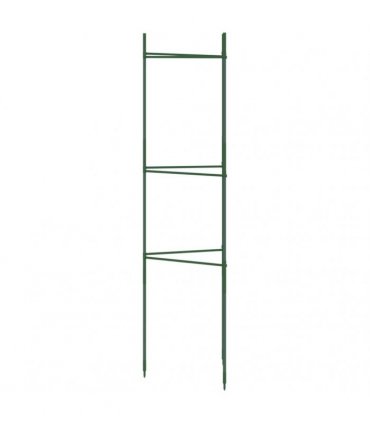 vidaXL Tomato Cages 6 pcs 116 cm Steel and PP