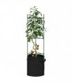 vidaXL Tomato Cages with Plant Bags 8 pcs 116 cm Steel and PP