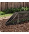 vidaXL Netting Tunnels 2 pcs Black Steel and Polyethylene