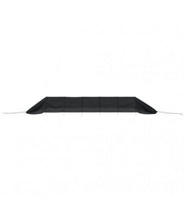 vidaXL Netting Tunnels 2 pcs Black Steel and Polyethylene