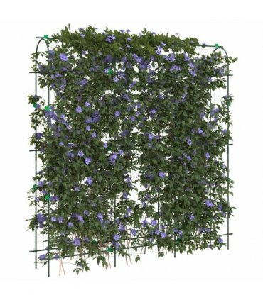 vidaXL Garden Trellises for Climbing Plants 2 pcs U-Shape Steel