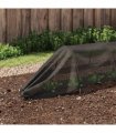 vidaXL Netting Tunnels 3 pcs Black Steel and Polyethylene