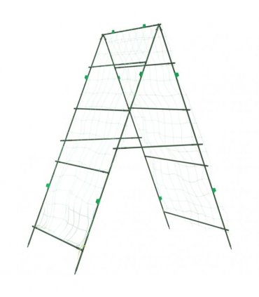 vidaXL Garden Trellises for Climbing Plants 3 pcs A-Frame Steel