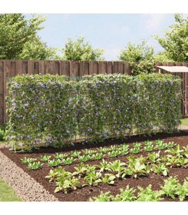 vidaXL Garden Trellises for Climbing Plants 3 pcs U-Shape Steel