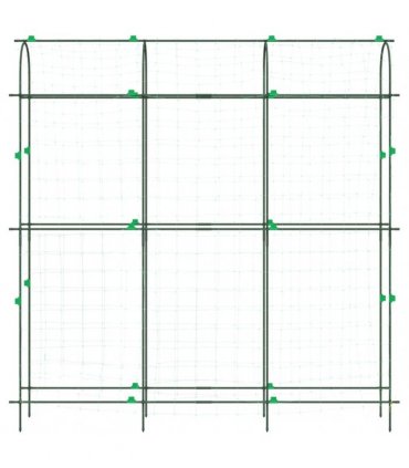 vidaXL Garden Trellises for Climbing Plants 3 pcs U-Shape Steel