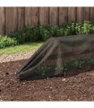 vidaXL Netting Tunnels 4 pcs Black Steel and Polyethylene