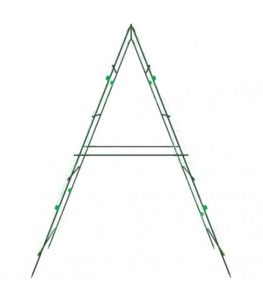 vidaXL Garden Trellises for Climbing Plants 4 pcs A-Frame Steel