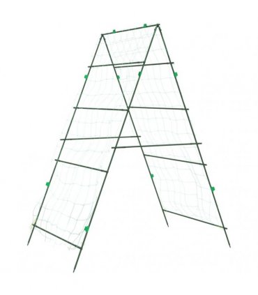 vidaXL Garden Trellises for Climbing Plants 4 pcs A-Frame Steel