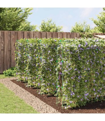 vidaXL Garden Trellises for Climbing Plants 4 pcs U-Shape Steel