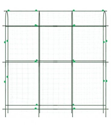 vidaXL Garden Trellises for Climbing Plants 4 pcs U-Shape Steel