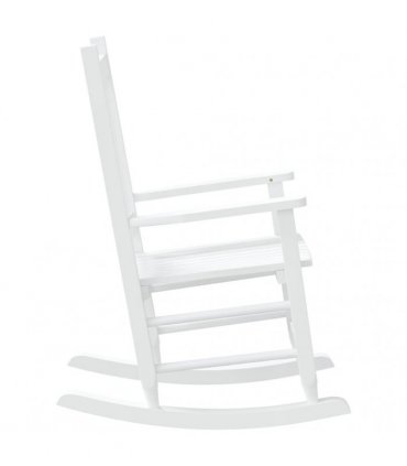 vidaXL Rocking Chairs for Children 2 pcs White Solid Wood Poplar