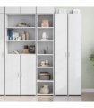 vidaXL Highboard White 40x41x185 cm Engineered Wood