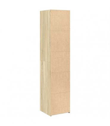 vidaXL Highboard Sonoma Oak 40x41x185 cm Engineered Wood