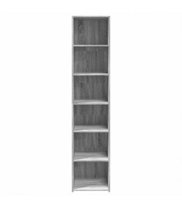 vidaXL Highboard Grey Sonoma 40x41x185 cm Engineered Wood