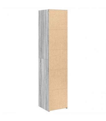 vidaXL Highboard Grey Sonoma 40x41x185 cm Engineered Wood